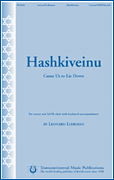 Hashkiveinu SATB choral sheet music cover
